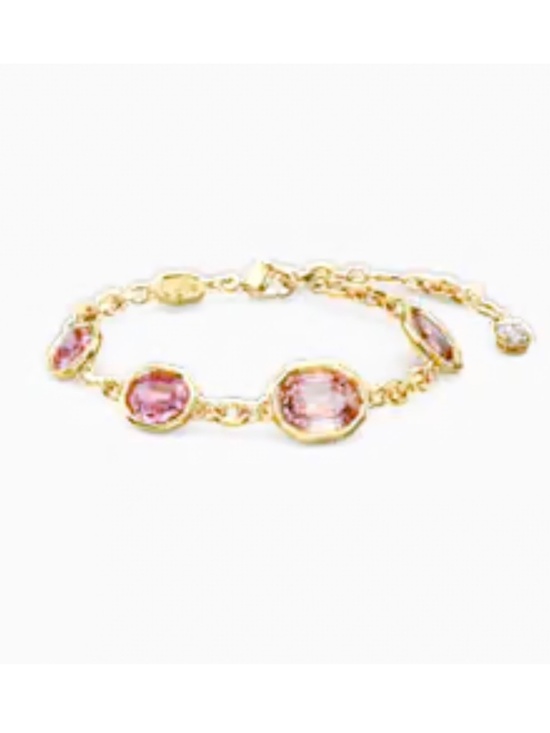 Swarovski Jewelry - Swarovski Imber Bracelet, octagon cut, pink, gold tone plated